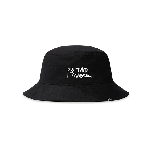 Bucket Hat "Taf Lathos" Black