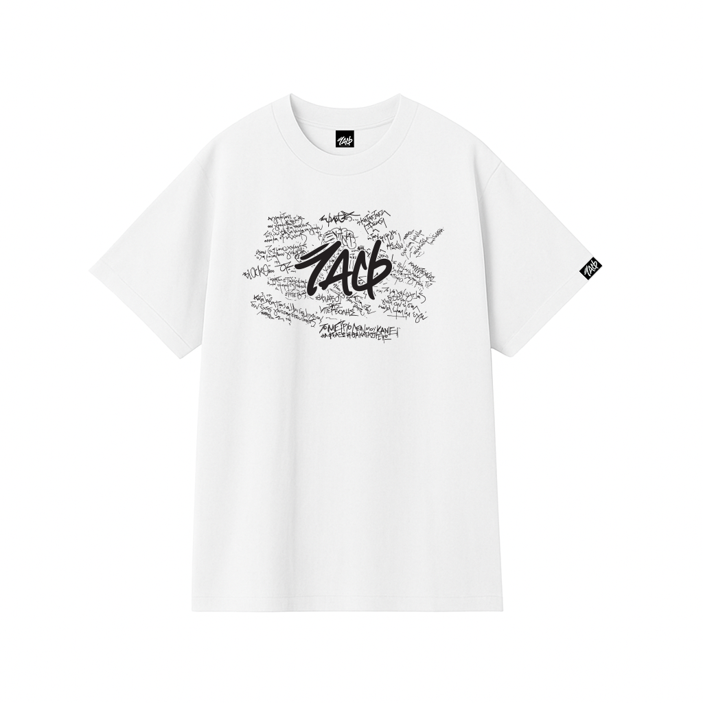 T-Shirt "Taf Lathos" Lyrics White