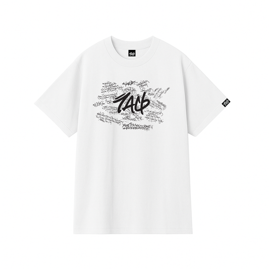 T-Shirt "Taf Lathos" Lyrics White