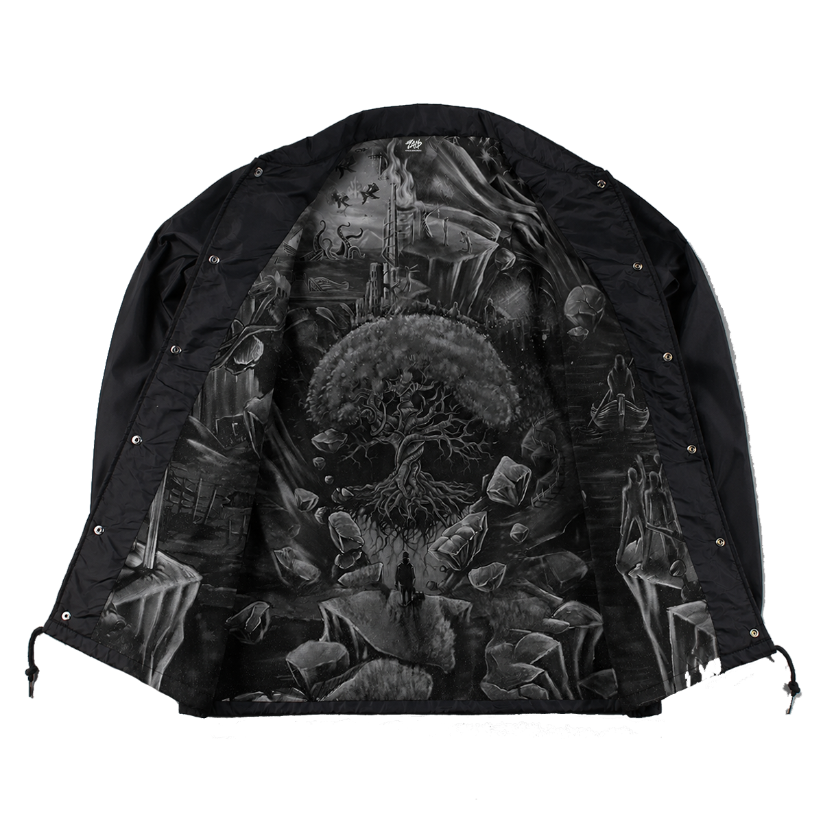 Pre Order - Coach Jacket "Taf Lathos" Black